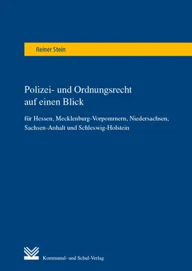 Stein |  Polizei- und Ordnungsrecht auf einen Blick | Buch |  Sack Fachmedien