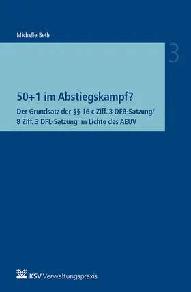 Beth |  50+1 im Abstiegskampf? | eBook | Sack Fachmedien