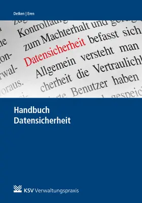 Detken / Eren |  Handbuch Datensicherheit | Buch |  Sack Fachmedien