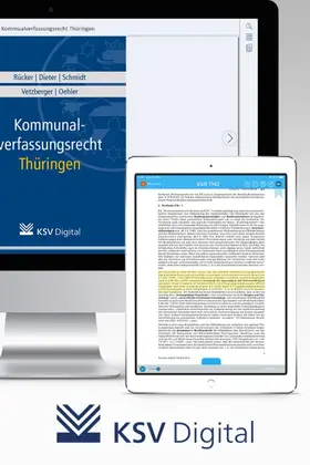  Kommunalverfassungsrecht Thüringen (digital) | Datenbank |  Sack Fachmedien