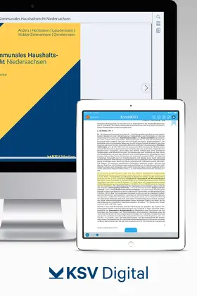 Kommunales Haushaltsrecht Niedersachsen (digital) | Kommunal- und Schulverlag | Datenbank | sack.de