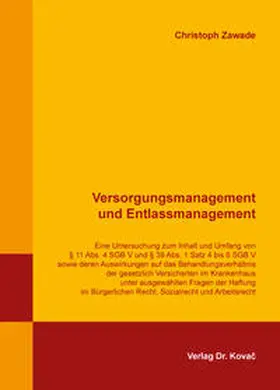 Zawade |  Versorgungsmanagement und Entlassmanagement | Buch |  Sack Fachmedien