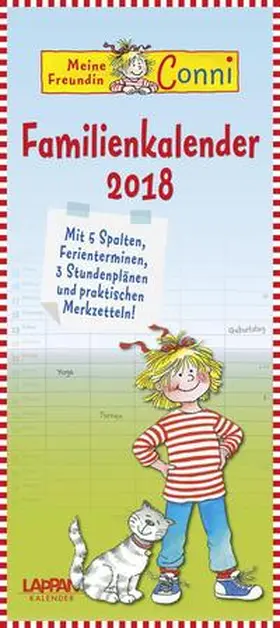 Schneider |  Meine Freundin Conni Familienkalender 2018 | Sonstiges |  Sack Fachmedien