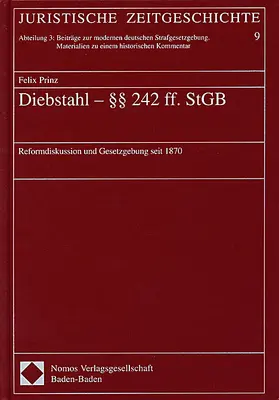 Prinz |  Diebstahl - §§ 242 ff. StGB | Buch |  Sack Fachmedien
