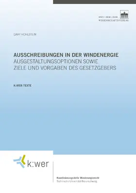 Hohlstein |  Ausschreibungen in der Windenergie | eBook | Sack Fachmedien