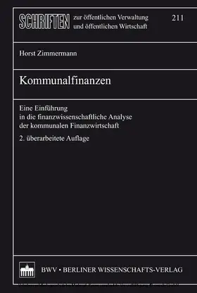 Zimmermann |  Kommunalfinanzen | eBook | Sack Fachmedien