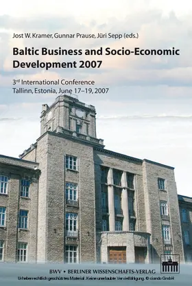 Kramer / Prause / Sepp |  Baltic Business and Socio-Economic Development 2007 | eBook | Sack Fachmedien