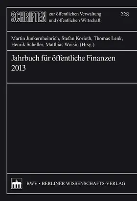 Junkernheinrich / Korioth / Lenk |  Jahrbuch für öffentliche Finanzen 2013 | eBook | Sack Fachmedien
