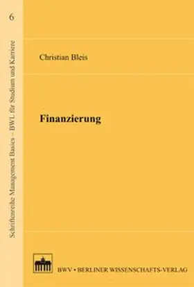 Bleis |  Finanzierung | Buch |  Sack Fachmedien