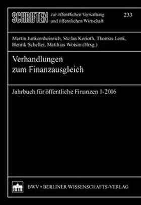 Junkernheinrich / Korioth / Lenk |  Jahrbuch für öffentliche Finanzen (2016) 1 | Buch |  Sack Fachmedien