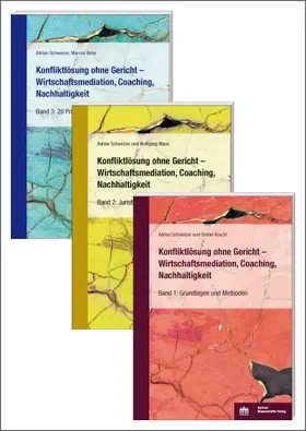Schweizer / Hehn / Kracht |  Konfliktlösung ohne Gericht – Wirtschaftsmediation, Coaching, Nachhaltigkeit | Buch |  Sack Fachmedien