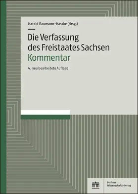 Baumann-Hasske |  Die Verfassung des Freistaates Sachsen | Buch |  Sack Fachmedien