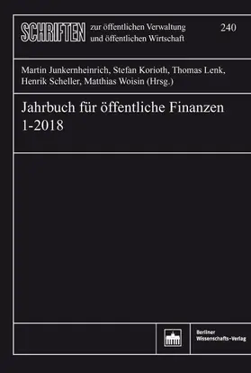 Junkernheinrich / Korioth / Lenk |  Jahrbuch für öffentliche Finanzen 1-2018 | eBook | Sack Fachmedien