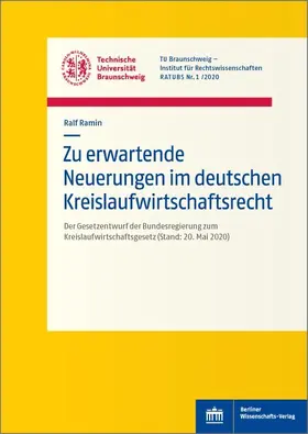 Ramin |  Zu erwartende Neuerungen im deutschen Kreislaufwirtschaftsrecht | eBook | Sack Fachmedien