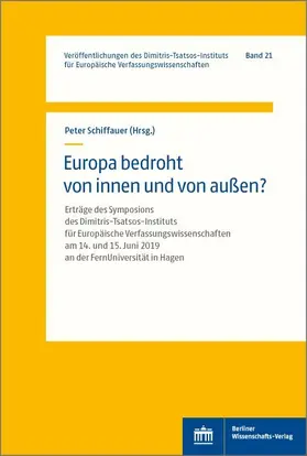 Schiffauer | Europa bedroht von innen und von außen? | E-Book | sack.de