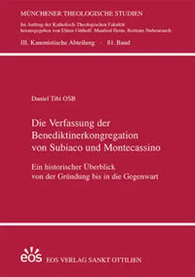 Tibi |  Die Verfassung der Benediktinerkongregation von Subiaco und Montecassino | Buch |  Sack Fachmedien