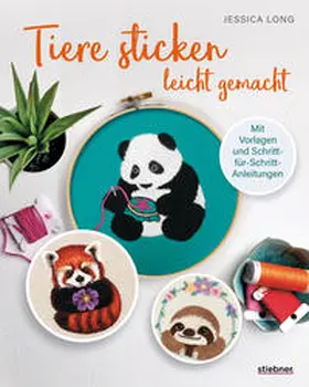 Long |  Tiere Sticken leicht gemacht | Buch |  Sack Fachmedien