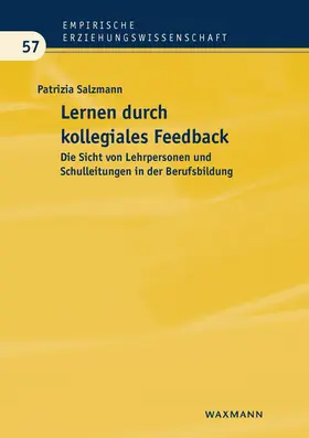 Salzmann |  Lernen durch kollegiales Feedback | Buch |  Sack Fachmedien