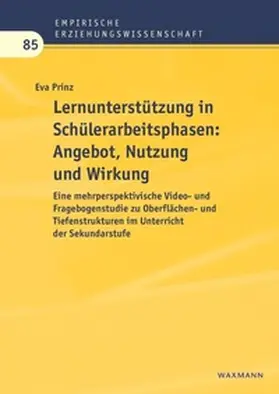 Prinz |  Lernunterstützung in Schülerarbeitsphasen: Angebot, Nutzung und Wirkung | Buch |  Sack Fachmedien