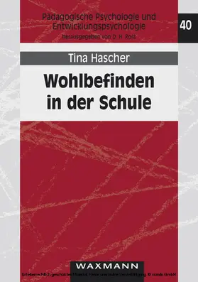 Hascher |  Wohlbefinden in der Schule | eBook | Sack Fachmedien