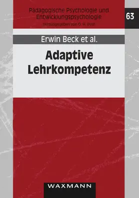 Beck / Baer / Guldimann |  Adaptive Lehrkompetenz | eBook | Sack Fachmedien