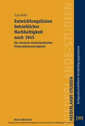 Nuhn |  Entwicklungslinien betrieblicher Nachhaltigkeit nach 1945 | eBook | Sack Fachmedien