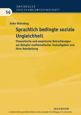 Walzebug |  Sprachlich bedingte soziale Ungleichheit | eBook | Sack Fachmedien