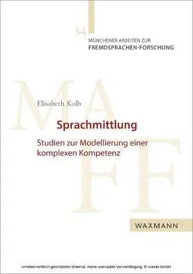 Kolb | Sprachmittlung | E-Book | sack.de