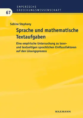 Stephany |  Sprache und mathematische Textaufgaben | eBook | Sack Fachmedien