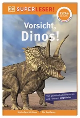 DK Verlag - Kids |  SUPERLESER! Vorsicht, Dinos! | Buch |  Sack Fachmedien