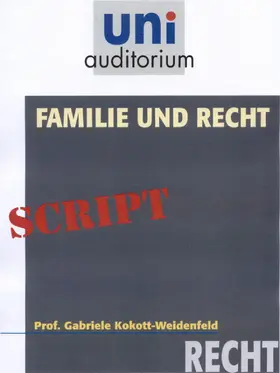 Kokott-Weidenfeld |  Familie und Recht | eBook | Sack Fachmedien