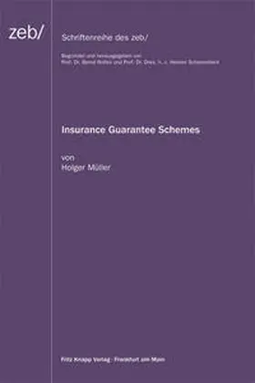 Müller |  Insurance Guarantee Schemes | Buch |  Sack Fachmedien