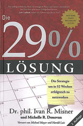 Misner / Donovan |  Die 29 % Lösung | Buch |  Sack Fachmedien