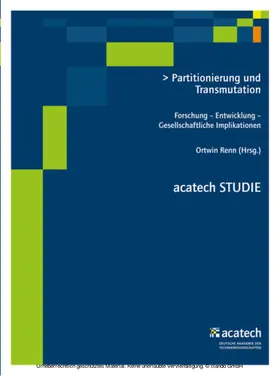Renn |  Partitionierung und Transmutation | eBook | Sack Fachmedien