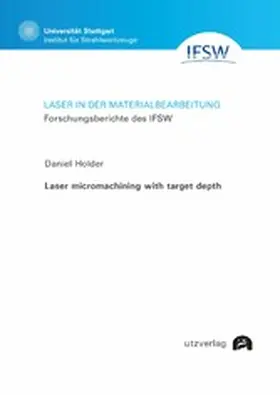 Holder |  Laser micromachining with target depth | eBook | Sack Fachmedien