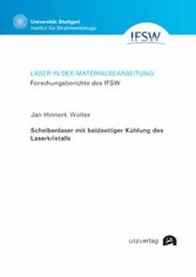 Wolter |  Scheibenlaser mit beidseitiger Kühlung des Laserkristalls | eBook | Sack Fachmedien