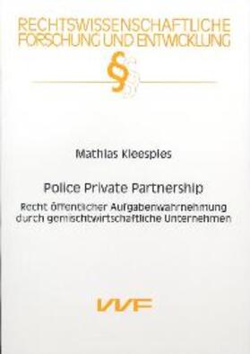 Kleespies |  Police Private Partnership | Buch |  Sack Fachmedien