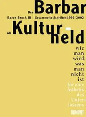 Brock |  Der Barbar als Kulturheld | Buch |  Sack Fachmedien