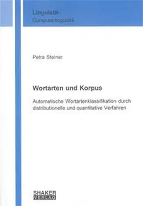 Steiner |  Wortarten und Korpus | Buch |  Sack Fachmedien