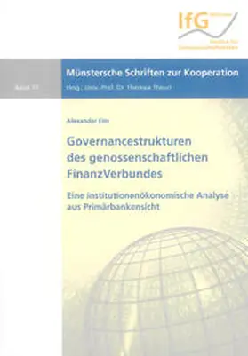 Eim |  Governancestrukturen des genossenschaftlichen FinanzVerbundes | Buch |  Sack Fachmedien