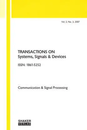 Derbel |  Transactions on Systems, Signals and Devices Vol. 2, No. 3 | Buch |  Sack Fachmedien