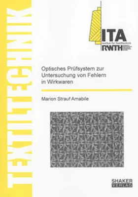 Strauf Amabile |  Optisches Prüfsystem zur Untersuchung von Fehlern in Wirkwaren | Buch |  Sack Fachmedien