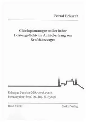 Eckhardt |  Gleichspannungswandler hoher Leistungsdichte im Antriebsstrang von Kraftfahrzeugen | Buch |  Sack Fachmedien