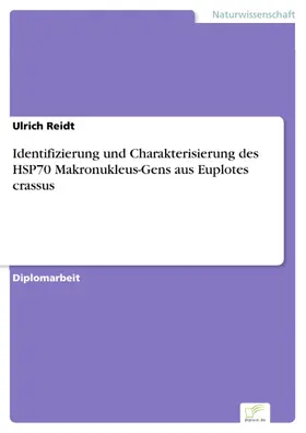 Reidt |  Identifizierung und Charakterisierung des HSP70 Makronukleus-Gens aus Euplotes crassus | eBook | Sack Fachmedien