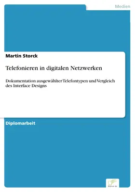 Storck |  Telefonieren in digitalen Netzwerken | eBook | Sack Fachmedien