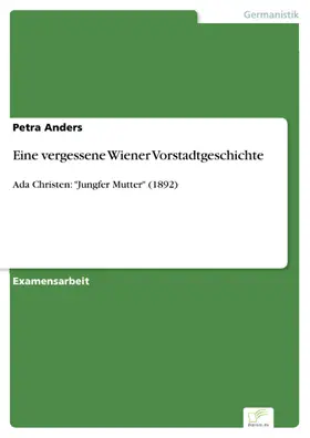Anders |  Eine vergessene Wiener Vorstadtgeschichte | eBook | Sack Fachmedien