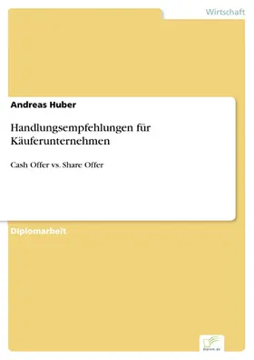 Huber |  Handlungsempfehlungen für Käuferunternehmen | eBook | Sack Fachmedien