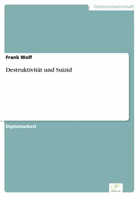 Wolf |  Destruktivität und Suizid | eBook | Sack Fachmedien