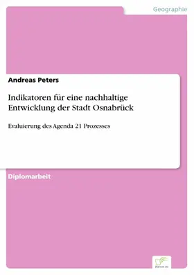 Peters |  Indikatoren für eine nachhaltige Entwicklung der Stadt Osnabrück | eBook | Sack Fachmedien