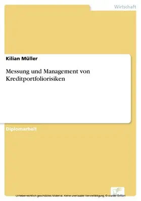 Müller |  Messung und Management von Kreditportfoliorisiken | eBook | Sack Fachmedien